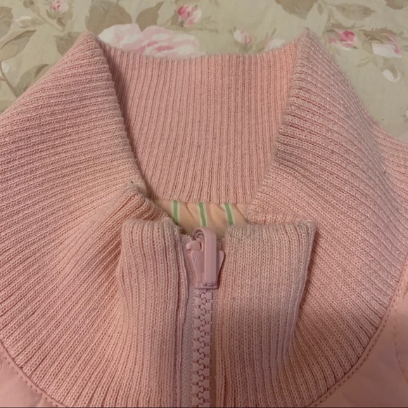 Figure Skate Embroidered Quilted Vest Pink Devon & Jones Size Medium - Picture 4 of 8